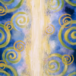 "Clarity" 3D Textured Oil Painting by Tsukiyo Hoshikage