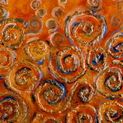 "Imagination" 3D Relief Textured Painting by Tsukiyo Hoshikage