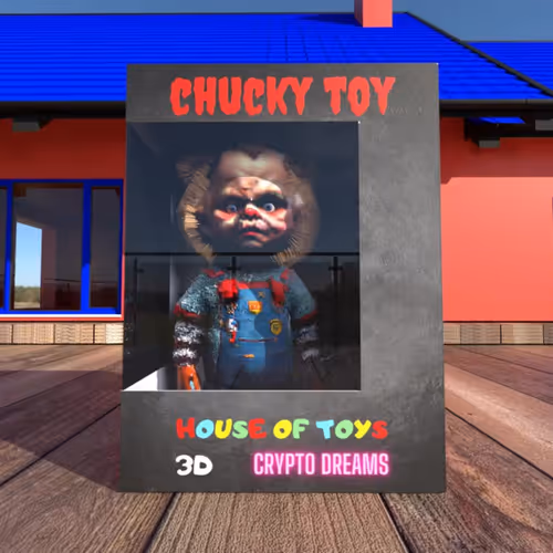 Chucky Toy Box in Garden