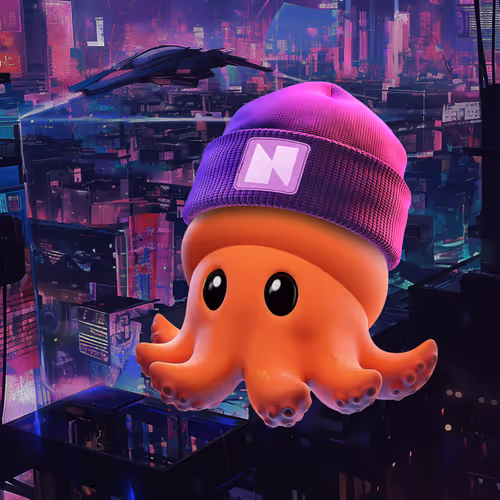Squid wif Neon Hat