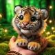 Animated Cute Tiger