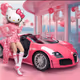 HELLO KITTY GIRL BUGATTI
