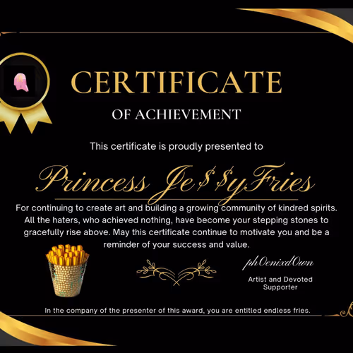 unprofessionnalllsss 🍟💕 Certification