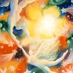"Soul Mate" Oil Painting by Tsukiyo Hoshikage