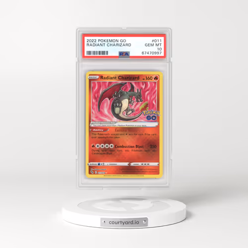 2022 Pokémon GO #011 Radiant Charizard - Holo (PSA 10 GEM MINT)