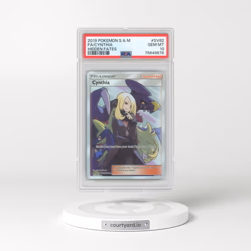 2019 Hidden Fates #SV82 Cynthia (PSA 10 GEM MINT)
