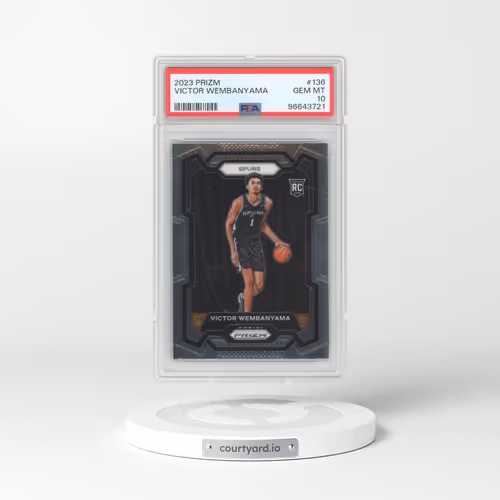 2023 Panini Prizm #136 Victor Wembanyama (PSA 10 GEM MINT)