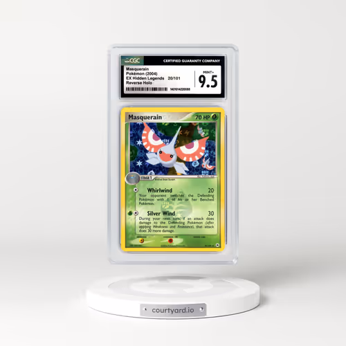 2004 EX Hidden Legends #20 Masquerain - Holo (CGC 9.5 MINT+)