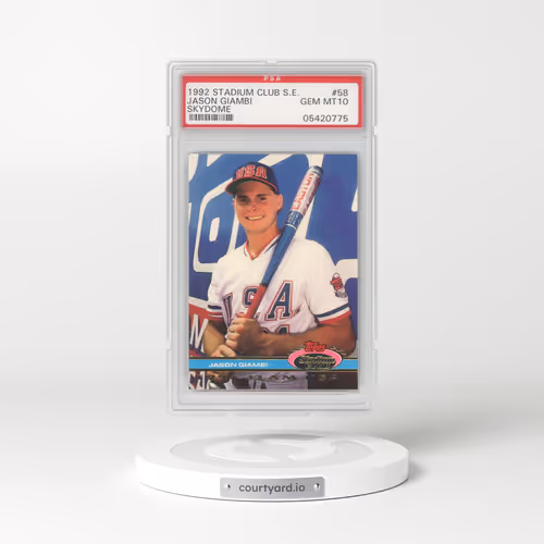 1992 Stadium Club S.E. Skydome #58 Jason Giambi (PSA 10 GEM MINT)