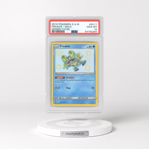 2019 Hidden Fates #SV11 Froakie - Holo (PSA 10 GEM MINT)