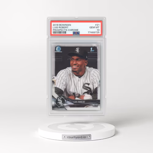 2018 Bowman Prospects Chrome #21 Luis Robert (PSA 10 GEM MINT)