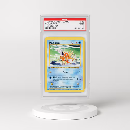 1999 Base Set #35 Magikarp - 1st Edition Shadowless (PSA 9 MINT)