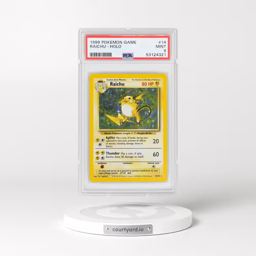 1999 Base Set #14 Raichu - Holo (PSA 9 MINT)