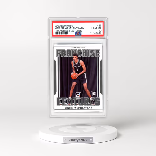 2023 Panini Donruss Franchise Features #29 Victor Wembanyama (PSA 10 GEM MINT)