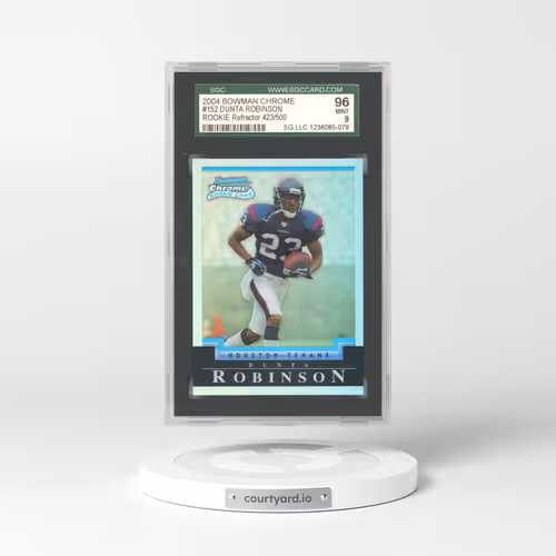 2004 Bowman Chrome #152 Dunta Robinson - Refractor (SGC 9 MINT)