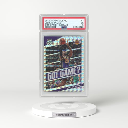 2019 Panini Mosaic Got Game? #7 LeBron James - Mosaic (PSA 5 EX)