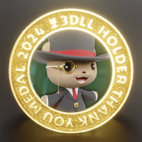 3DLLi-Thank you medal 2024-3DLL-#10007