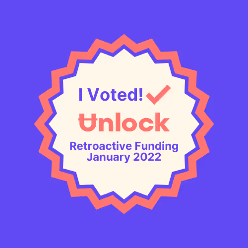 Unlock Protocol Jan 2022 Voting