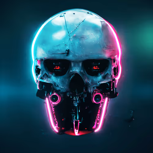 Synthwave Skulls