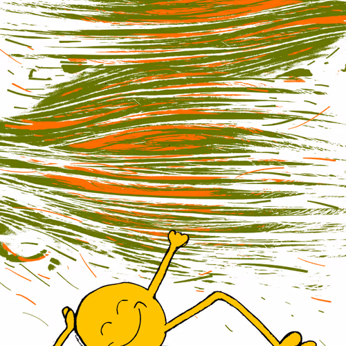 Dry Brain - Yellow Smile Figure