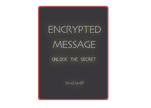 Level One Encrypted Message - Unlock the Secrets