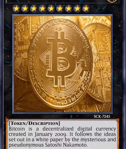 Blockchain Token Cards