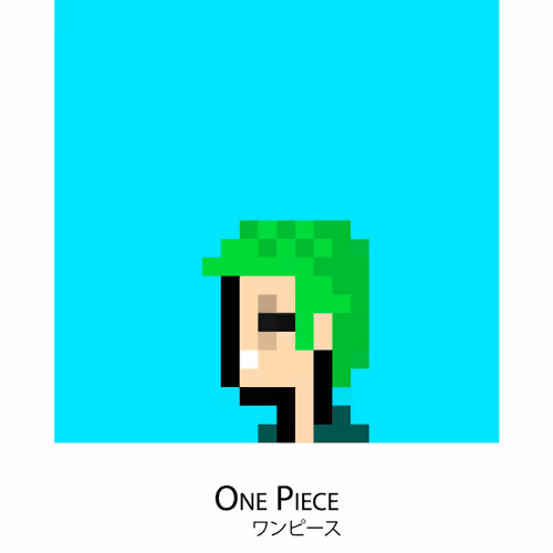 One Piece pixels