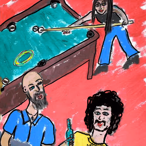 Temperance - Major Arcana #15 of the Vagobond Bald Jesus Tarot