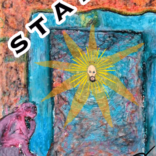 Star - Major Arcana #18 of the Vagobond Bald Jesus Tarot