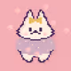 Chubby Rabbit Yoccono --by pixel art--