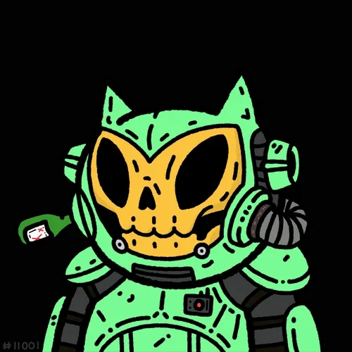 Blink Cat The Visitors Derivative #11001