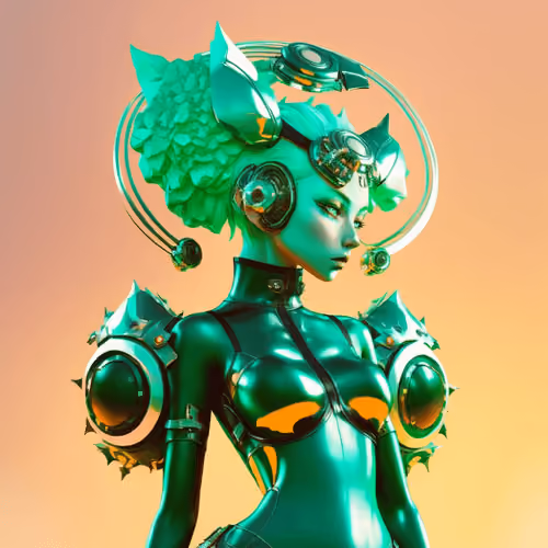 Space Girlz AI Music NFT #3 "Ivee"