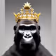 Horror and coat of arms and king and monkey and dancer