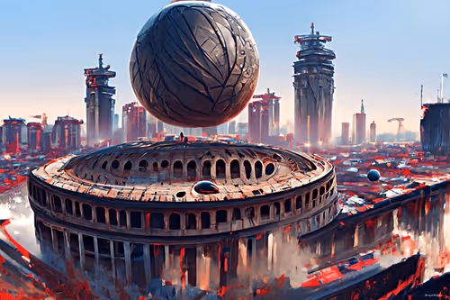 Roman Architecture - NFT Art Canada