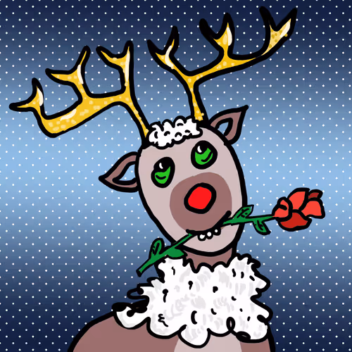 Rudolf deLila Reindeer by DNK