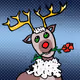 Rudolf deLila Reindeer by DNK