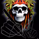 skull smocked