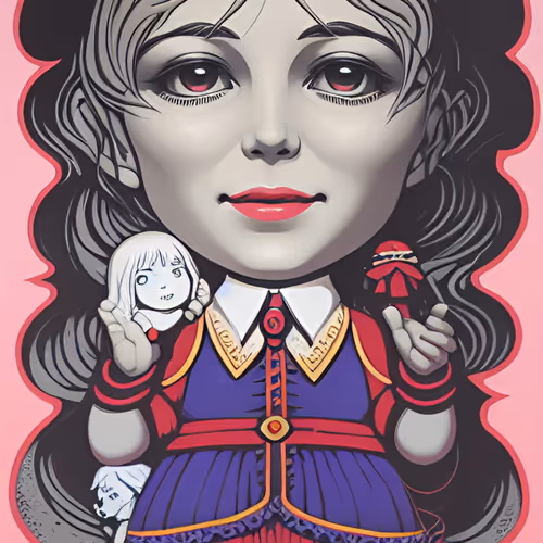 Doll with Voodoo Dolls