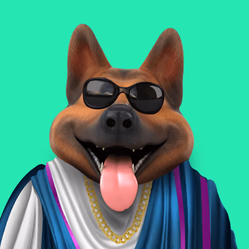 color cute dog