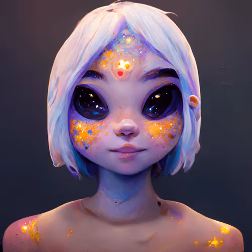 Cute Girl Cosmic