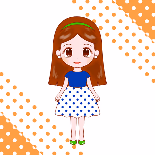 Dress-up doll Lily