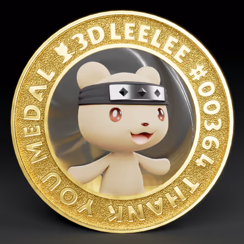 3DLLi-Tank you medal-3DLL-#00364