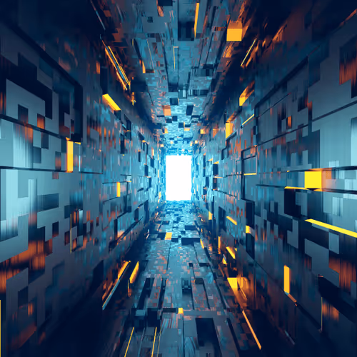 3d Tunnels Of The Worried Future