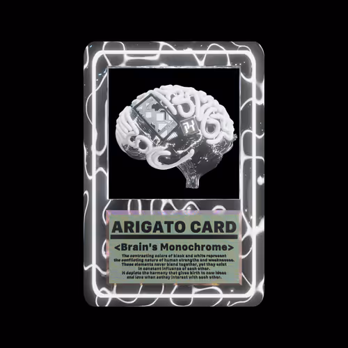 ARIGATO CARD < Brain's Monochrome >