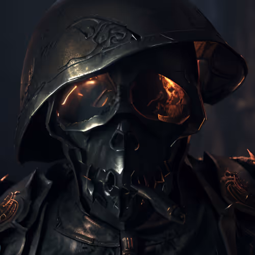 Skull NFT Soldier  2024 by NikAmorez