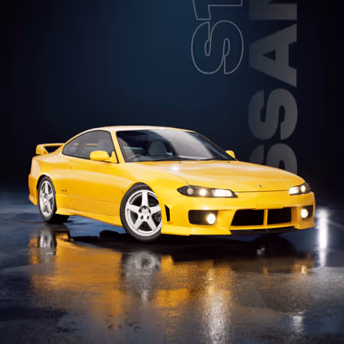 Nissan Silvia S15 Spec R Aero Kit - Lightning Yellow