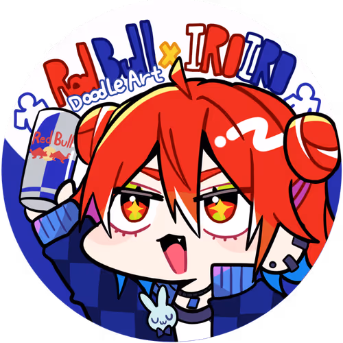 Iroiro X Red Bull Doodle Art Collaboration Stamp N