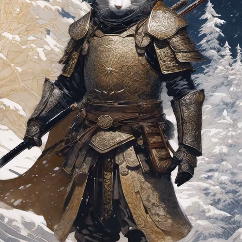 winter cat gurispega