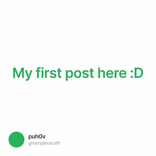 My first post here :D 1