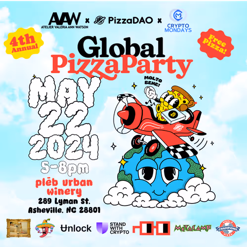 PizzaDAO's 4th annual Global Pizza Party in AVL